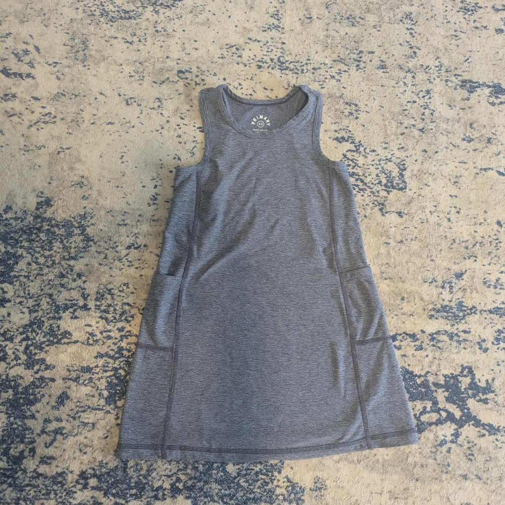 Primary Kids Casual Dress - Heather Blue